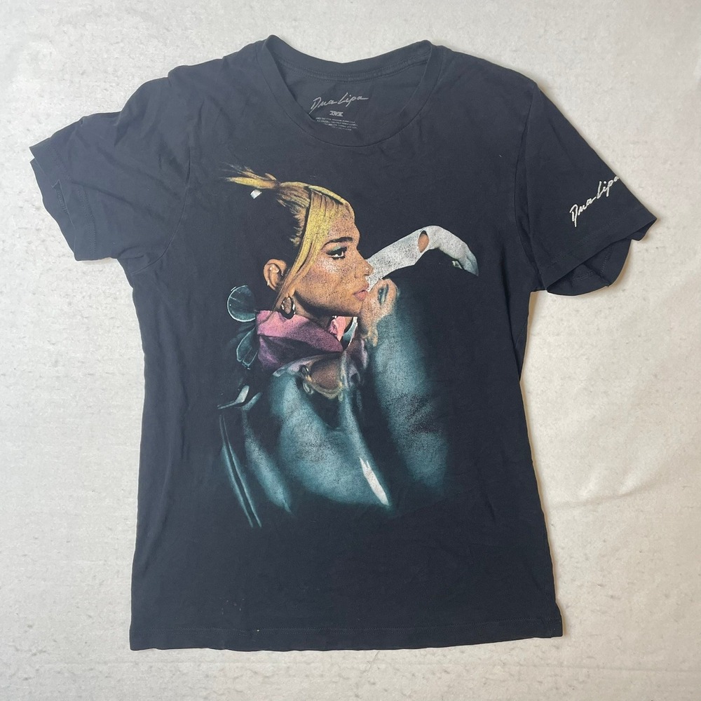 Dua Lipa Future‎ Nostalgia Tour T-Shirt Black Size Medium Band Tee